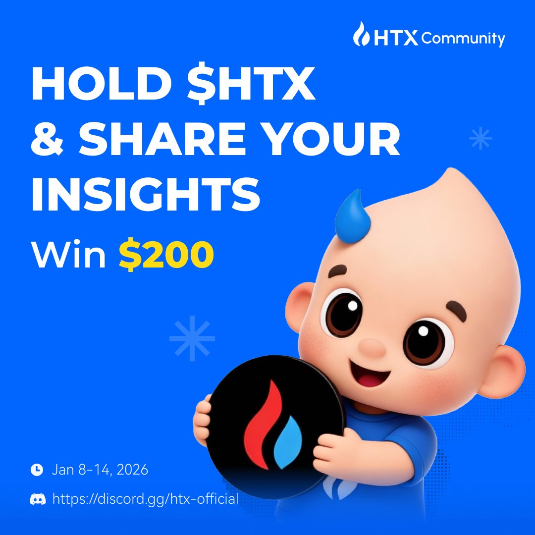 💎 Holding $HTX? Your insights matter!
Share your thoughts, ideas, or vision with us. 

✅ Follow <a href="/HTXCommunity/">HTX Community</a> <a href="/HTX_Global/">HTX</a> 
💬 Join Discord: discord.com/invite/htx-off…
📝 Drop your insights with #HOLD_HTXDAO and let the community hear you: forms.gle/CSkvHL6WThLbFA…

🚀 Hold $HTX.
