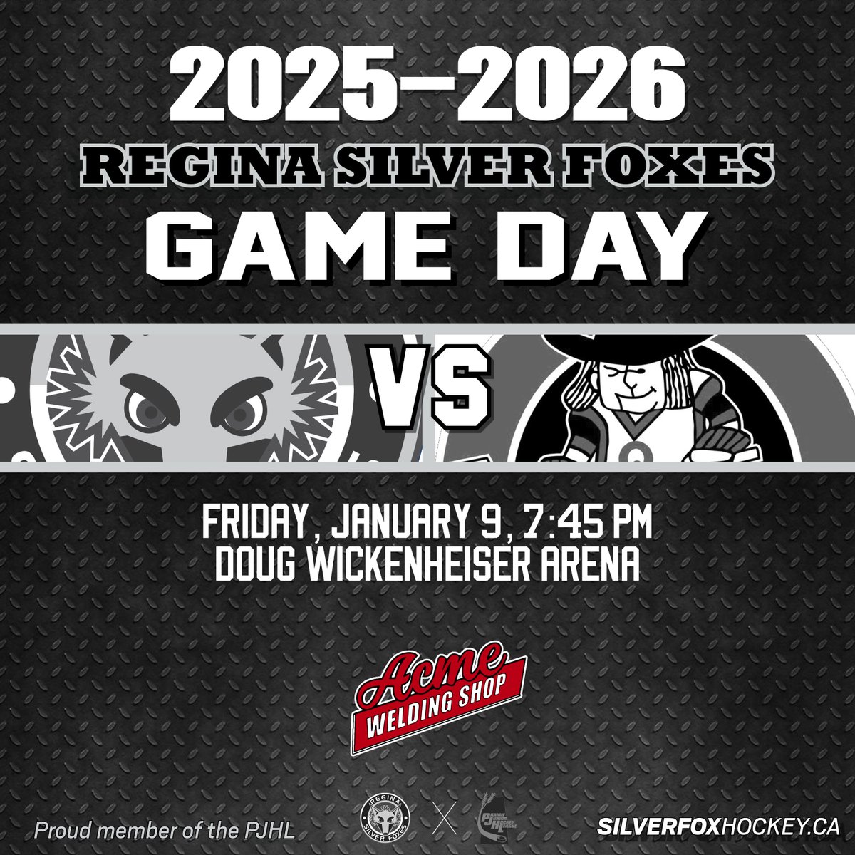 🦊SILVER FOXES GAME DAY🦊

The Foxes host the Quakers tonight at the Wick.

🏒 - Puck drops at 7:45 PM
📍- Doug Wickenheiser Arena