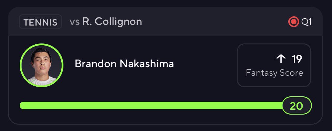 mobprops's tweet image. BANGGGG!! CASH THE TENNIS 🎾 POTD 😤😤😤☢️

YTD RECORD: 8-2 

That’s 3 in a Row But Who’s Counting😏, I SAID MEET ME THERE 🏦🏦🏦

FOLLOW UP FOR MY NEXT PLAY IM READY TO DROP! 🔜

#TennisPicks #PrizePicks #prizepicksPotd #GamblingX #BettingX