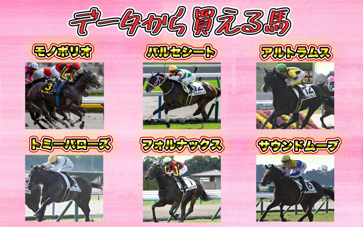 yuipaokeiba's tweet image. おつぱおー🩵💛

シンザン記念のデータ推奨馬🐎
【消せる馬＆買える馬】

先週はデータから🎯
✅アンゴラブラック（１人気２着）
✅グランディア（４人気３着）

今回のデータも予想の参考にしてね🫶
いいねとRTの応援も宜しく🙇‍♀️🤍
⬇️