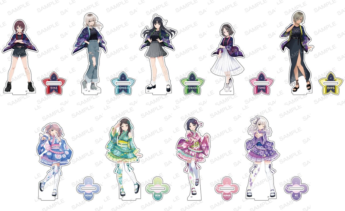 ガールズバンドクライ アクリルスタンド アニメイト 5種 アニメイトオンラインで予約開始！ ガールズバンドクライ アクリル