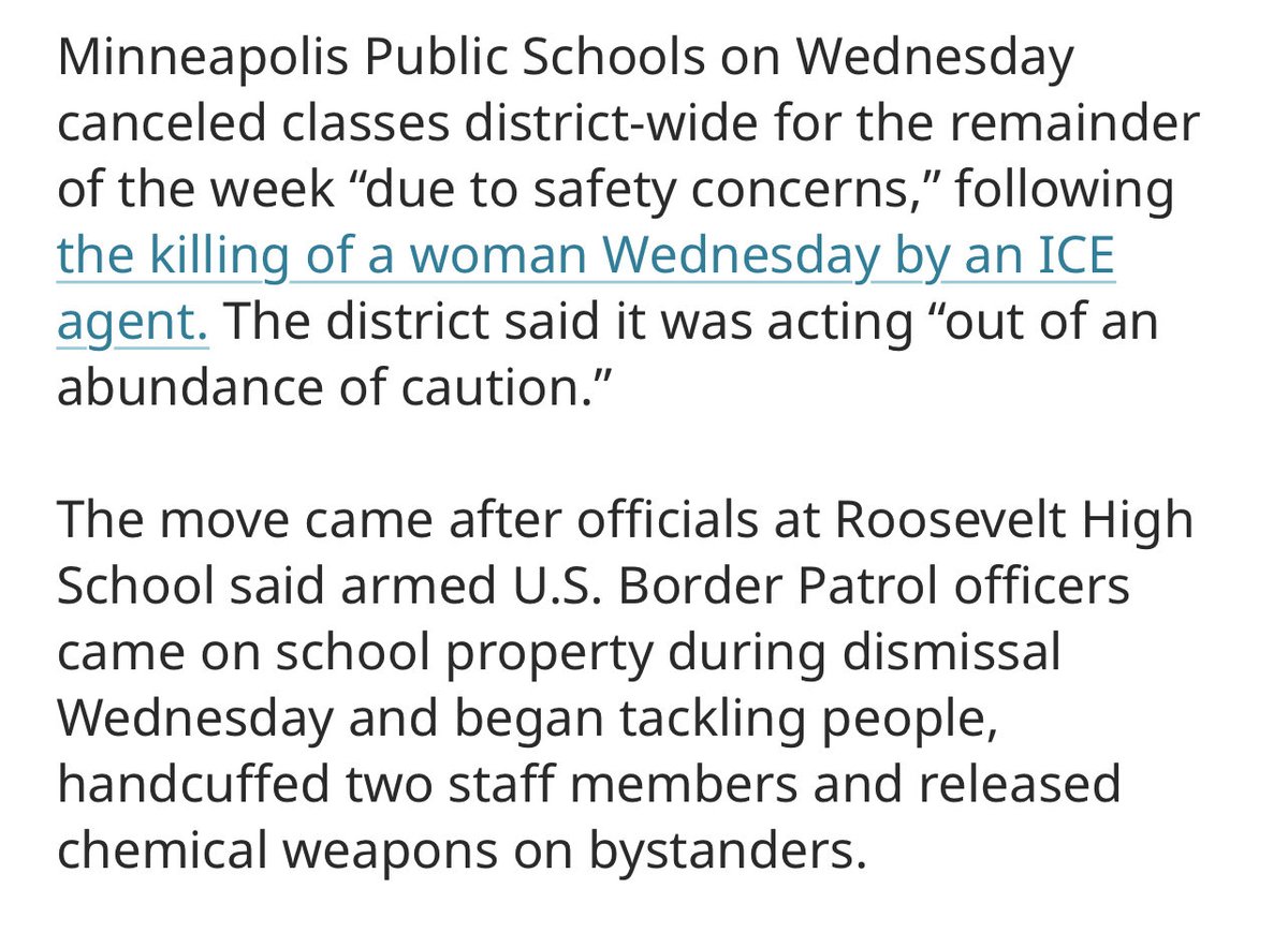 I’m gonna go out on a limb and say that ICE agents killing a single mother of a 6-year-old, pulling a gun on and cuffing a pastor for standing up for a stranger, and tackling/pepper spraying/shooting pepper balls at bystanders outside a high school is not a 70-30 issue.