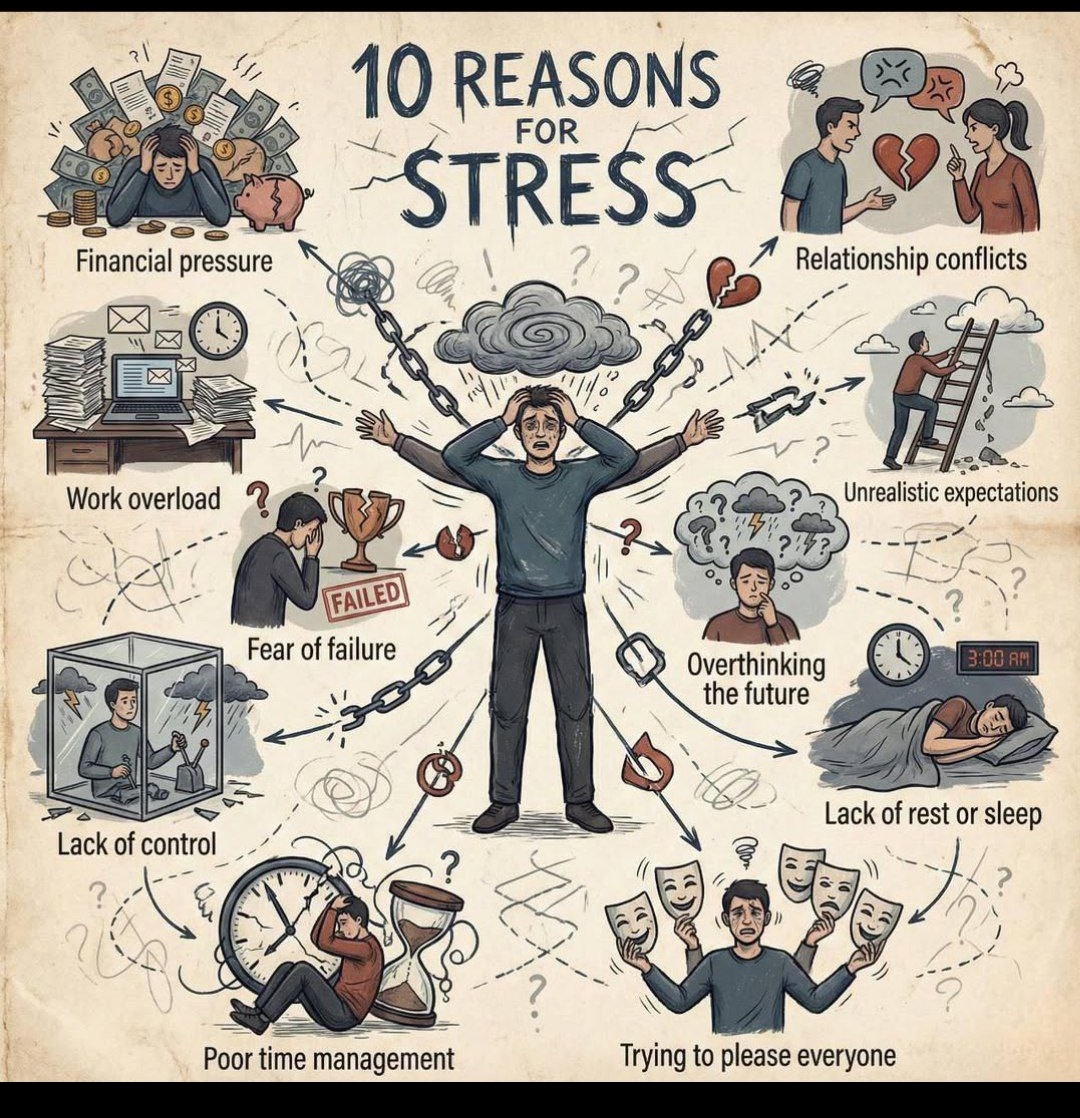 10 reasons for stress