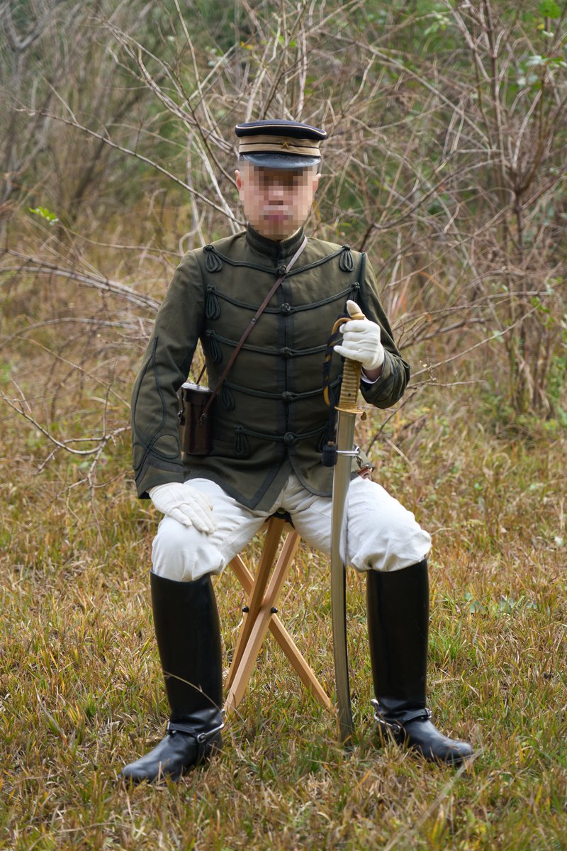 明治軍服 #WWI #肋骨服 明治33年制式陸軍将校 （33年型軍衣、33年型夏