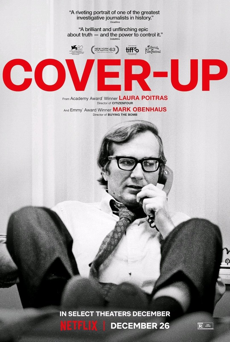 Laura Poitras es una de las más importantes documentalistas en la actualidad y aunque 'Cover-Up', con su retrato del polémico periodista Seymour Hersh, no es una de sus mejores cintas sí resulta en una envolvente mirada a la cultura de violencia de los EEUU. Ya en Netflix.