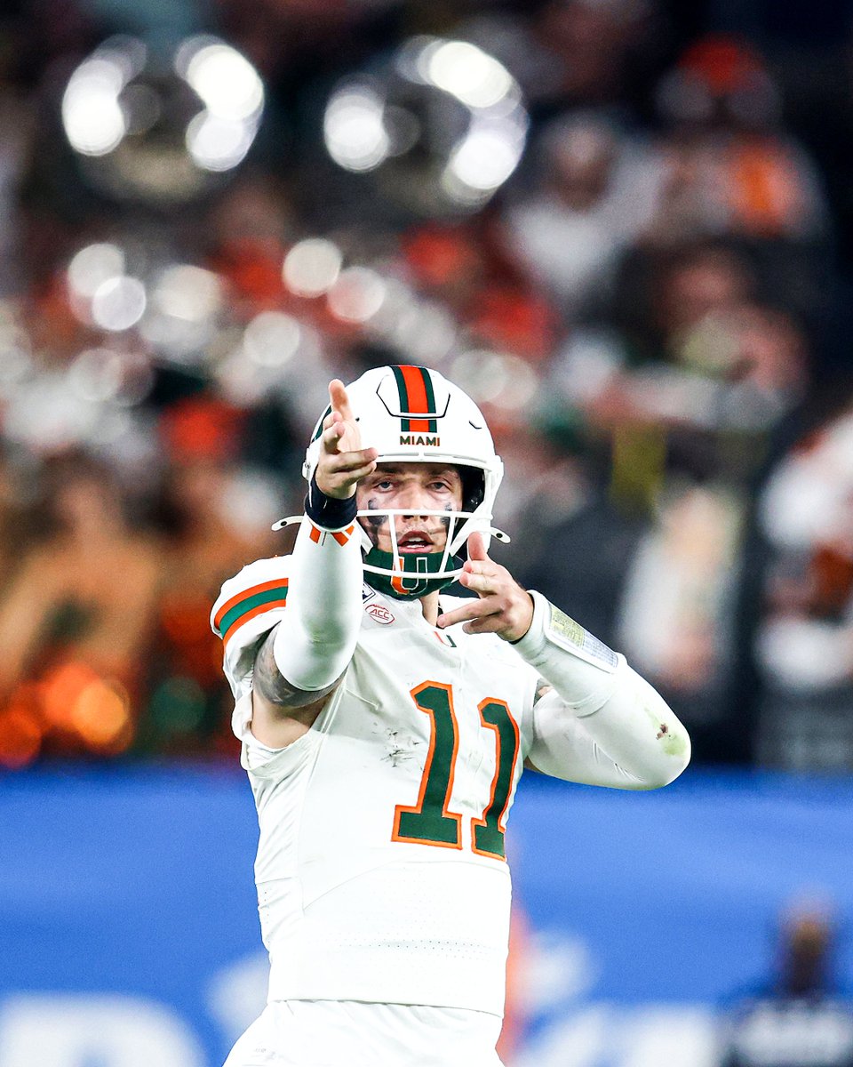 The U is back 

Miami is headed to the College Football Playoff National Championship 👏