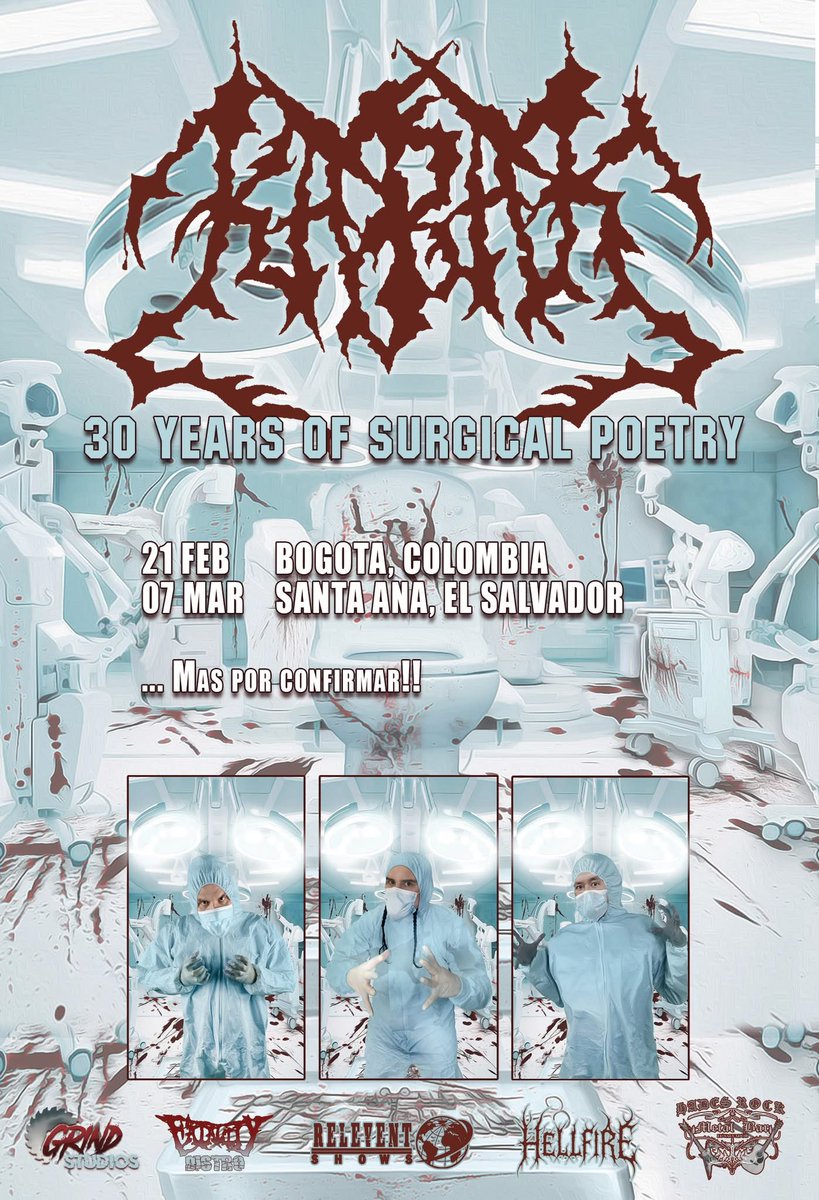Celebrando su 30 aniversario la banda legendaria salvadoreña de brutal death grind core.

Gira por Latinoamericana

KABAK