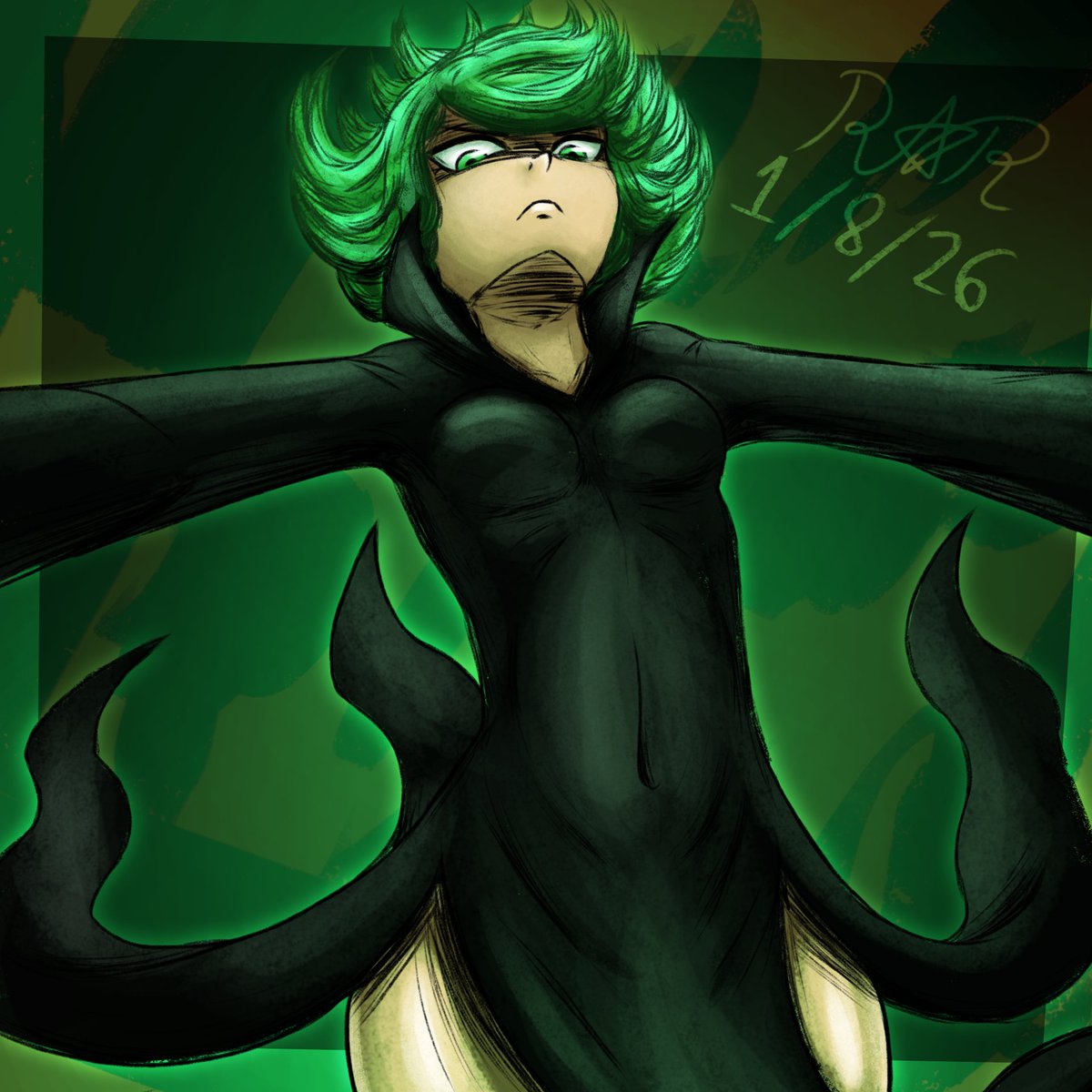 Redrunner613's tweet image. The Terrible Tornado has rolled into town! (Most people just call her Tatsumaki though...) #OnePunchMan