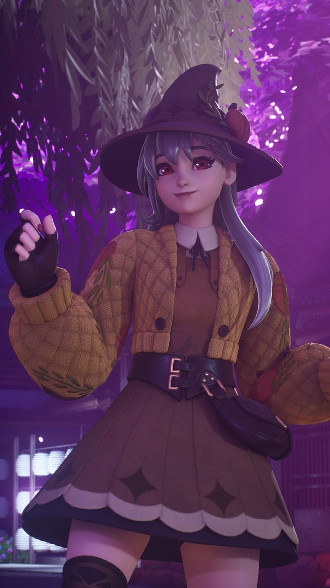 LunaCery's tweet image. Day 309 of Posting Daily until Princess Lexa Returns.

What does Lexa Hexbringer get up to during this time of year...? Can anyone tell me? 🧡🍂
#Fortnite 
#Fortography