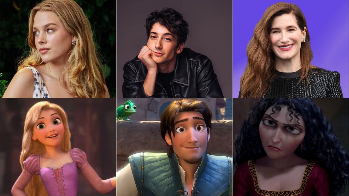 TangledUpdates's tweet image. The cast of Disney's Live Action Tangled

- Teagan Croft as Rapunzel
- Milo Manheim as Flynn Rider
- Kathryn Hahn as Mother Gothel

Filming starts this June.

Are you happy with the cast?