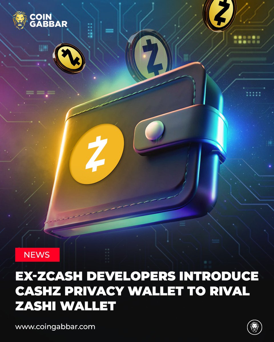 🚨 Ex-Zcash developers unveil CASHZ, a new privacy-focused wallet aiming to  challenge Zashi and set new benchmarks for secure crypto transactions. With  privacy back in the spotlight, competition in the wallet space