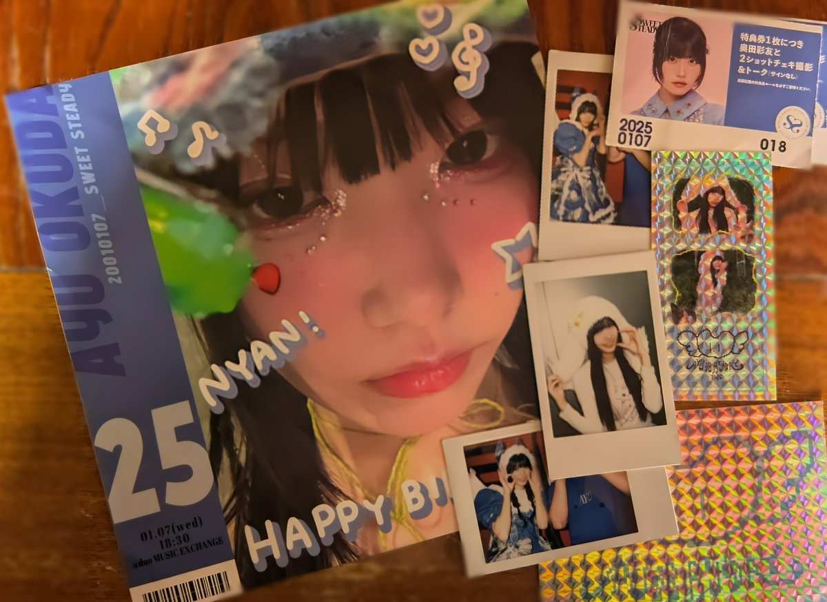 奥田彩友 チェキ 10枚セット 奥田彩友 サイン入りチェキ - メルカリ