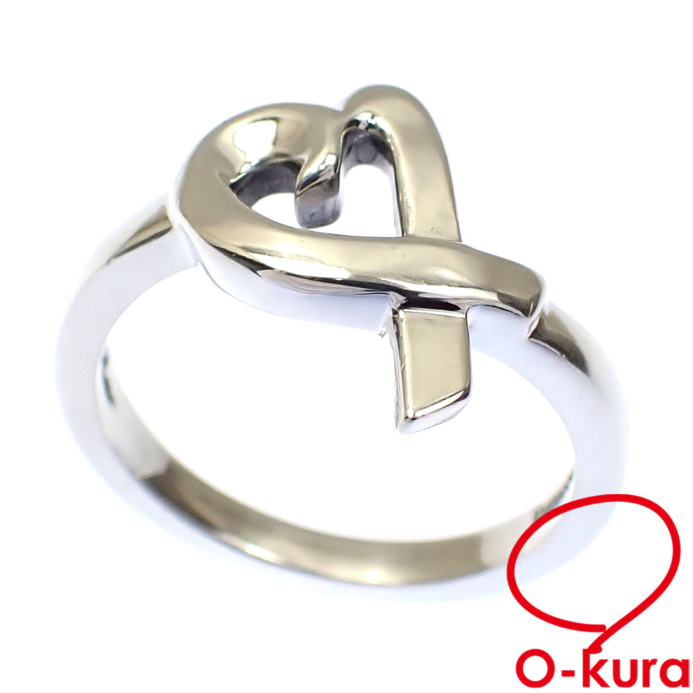 ティファニー（Tiffany & Co.） SV925 ラビングハート リング 16.5号