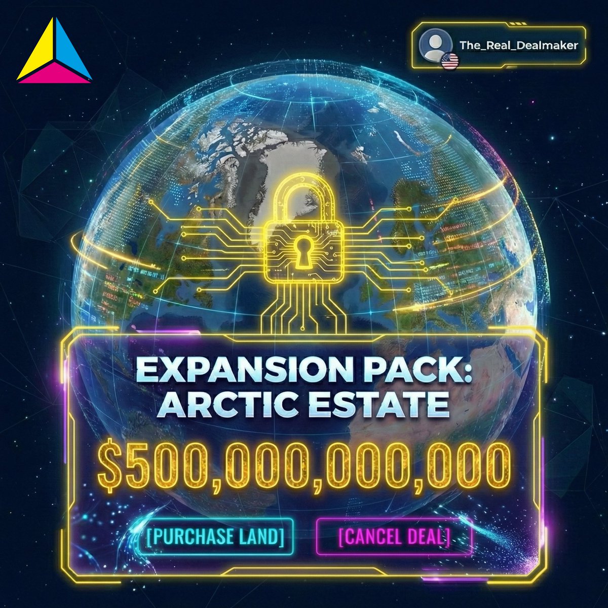 LiGa_Allianz's tweet photo. @realDonaldTrump You’re confusing the North Atlantic with the Epic Games Store. 🛒🌍
#Greenland isn't a DLC you can just unlock with V-Bucks because you're bored of the current map. Even the free market has Terms of Service, and you’re about to get banned for griefing.
#Diplomacy https://t.co/IeykKZwYOD