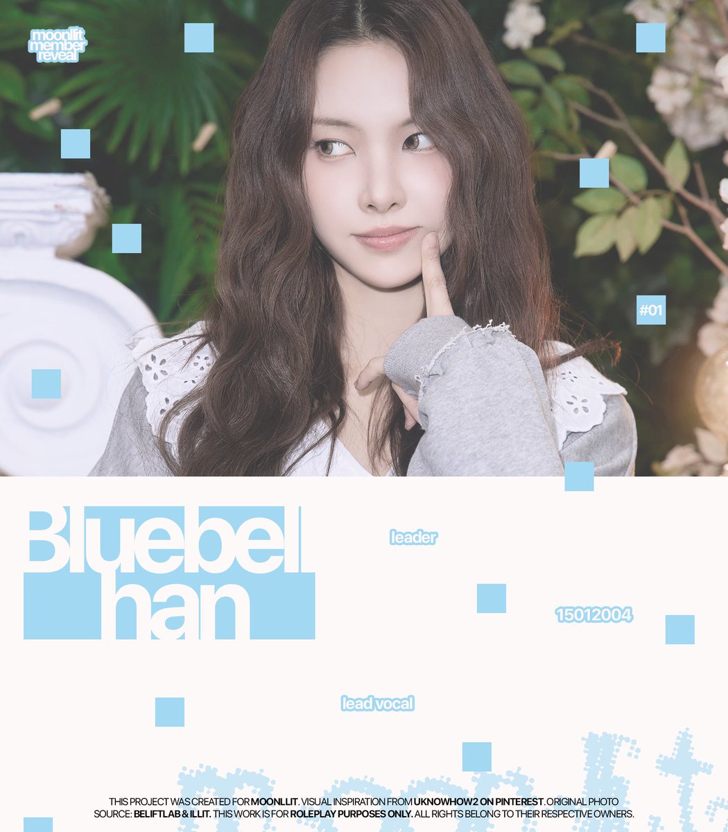 MOONLLITGIRLS's tweet image. ️️ ️️
THE BLUE MOON;
𝐁𝐋𝐔𝐄𝐁𝐄𝐋𝐋 𝐇𝐀𝐍

#MOONLLIT_REVEAL
#BLUEBELL 
 ️️