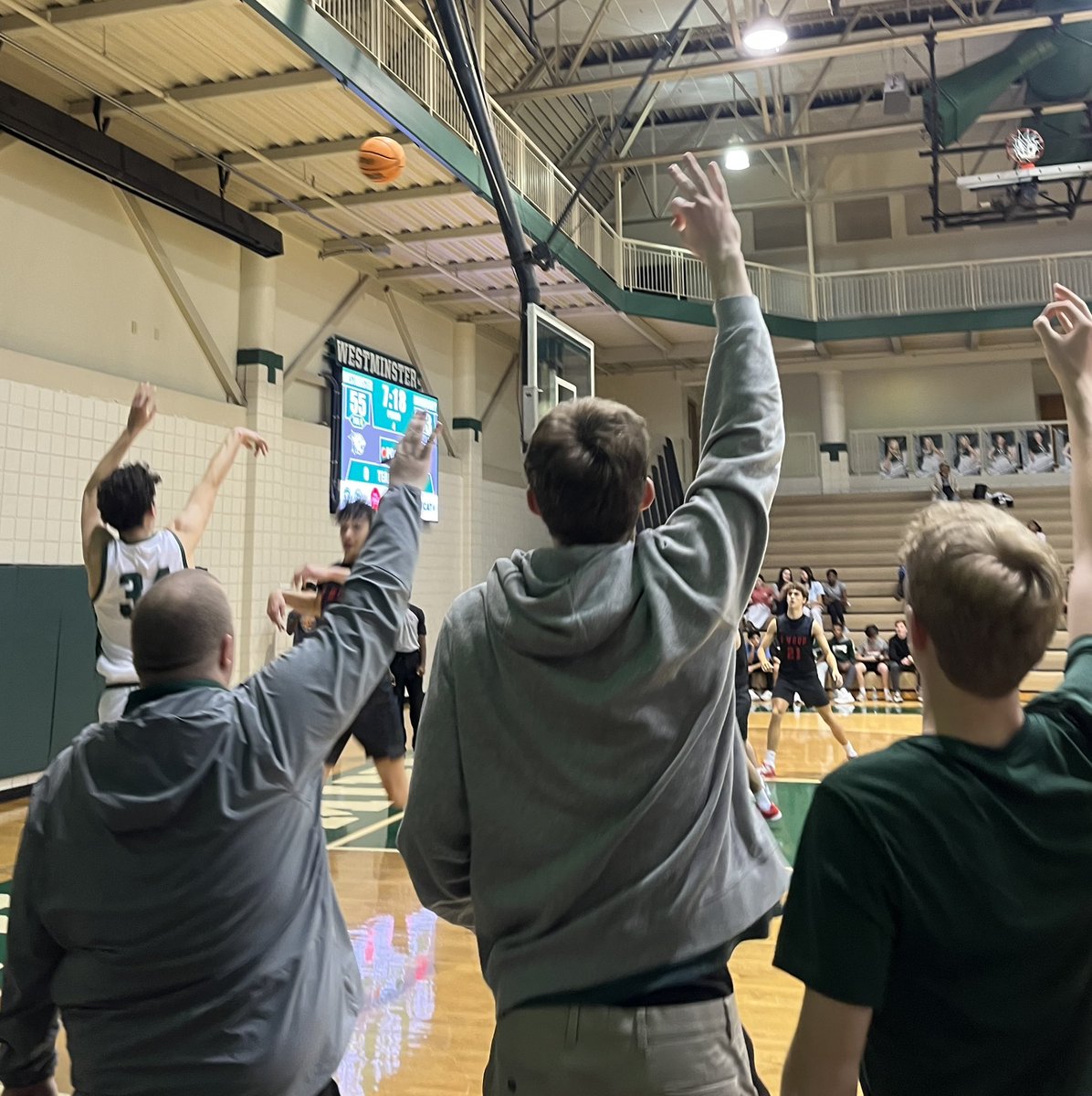 WestminsterBKB's tweet photo. Wildcats vs. Wildcats! Thursday Night Hoops in the Howell ends with a 77-72 Westminster win over Dunwoody. The Cats move to 14-0 on the season. Lovett up next on Saturday. #kleos #HixEffect3 https://t.co/G7jbnKkLOd