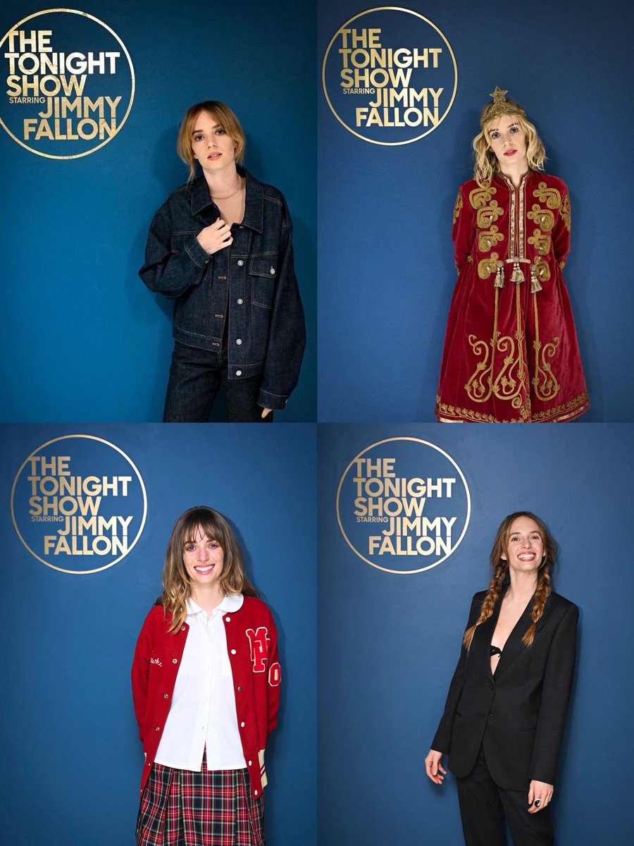 kyosthings's tweet photo. maya hawke x the fallon tonight.💙 https://t.co/eLtQUOvDRP