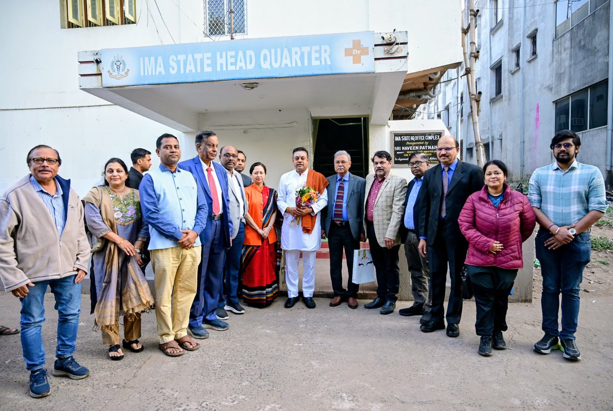 Inaugurated the office of the Association of Plastic, Reconstructive &amp; Aesthetic Surgeons of Odisha (APRASO) today at IMA House, Cuttack. 

The association plays an important role in advancing medical excellence, innovation, and patient care in the field of plastic and
