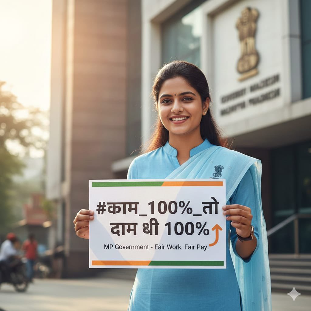 vishal_real_V1's tweet photo. 1  नवनियुक्त मध्यप्रदेश के कर्मचारियों को 100% वेतन दो।
2. परवीक्षा अवधि 2 वर्ष के लिए।
3. हाई कोर्ट का निर्णय लागू करो।
 #मध्यप्रदेश_सौ_फीसदी_वेतन_दो
@DrMohanYadav51 @CMMadhyaPradesh 
@mprevenuedeptt https://t.co/yFshhKIV5F