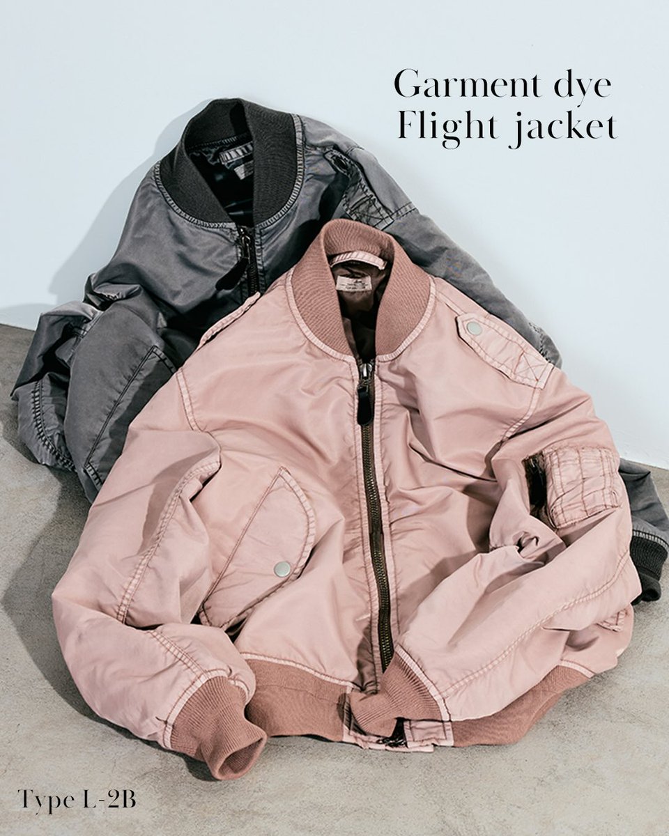 JOURNAL STANDARD relume 26SS『Garment-Dyed L-2B Flight Jacket』が