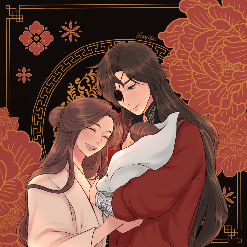 For my 1st art this 2026 have Hualian and their little baobao 🥰💖

Hoping I can draw more Hualian this year as well

#TGCF