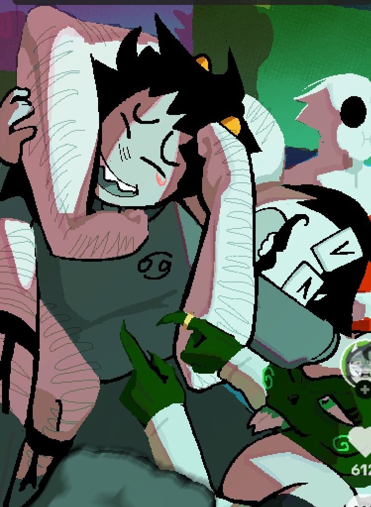 pathsolyh's tweet image. i kinda like karkat x jake as a ship....... they got me here