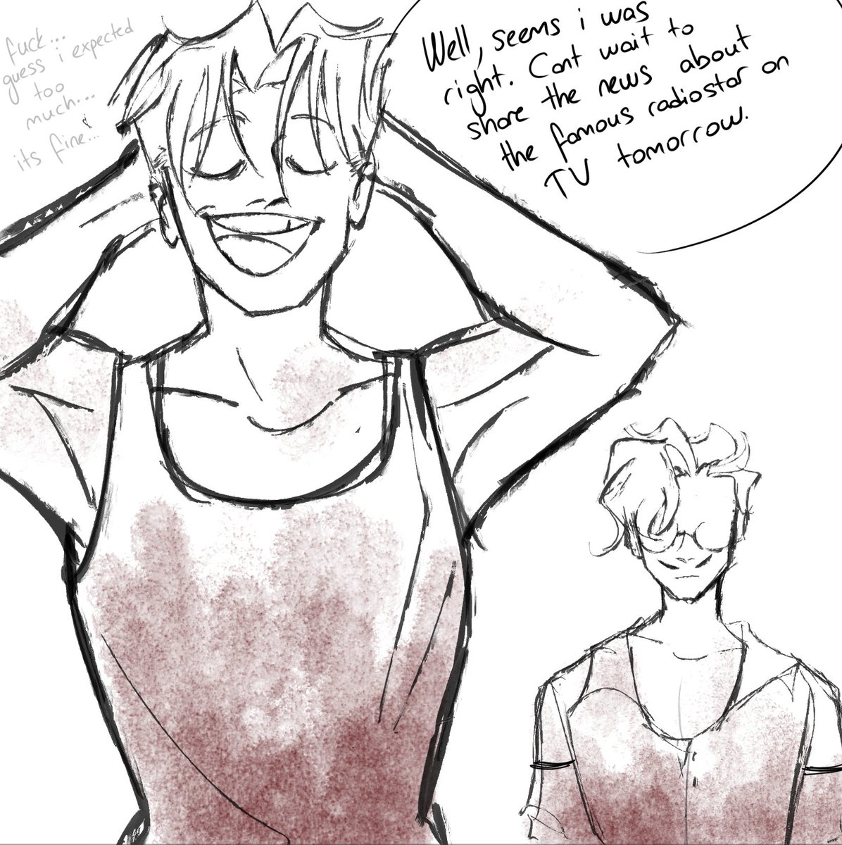 ventocidal's tweet image. "im not stupid" 4/7 #murdermedia comic