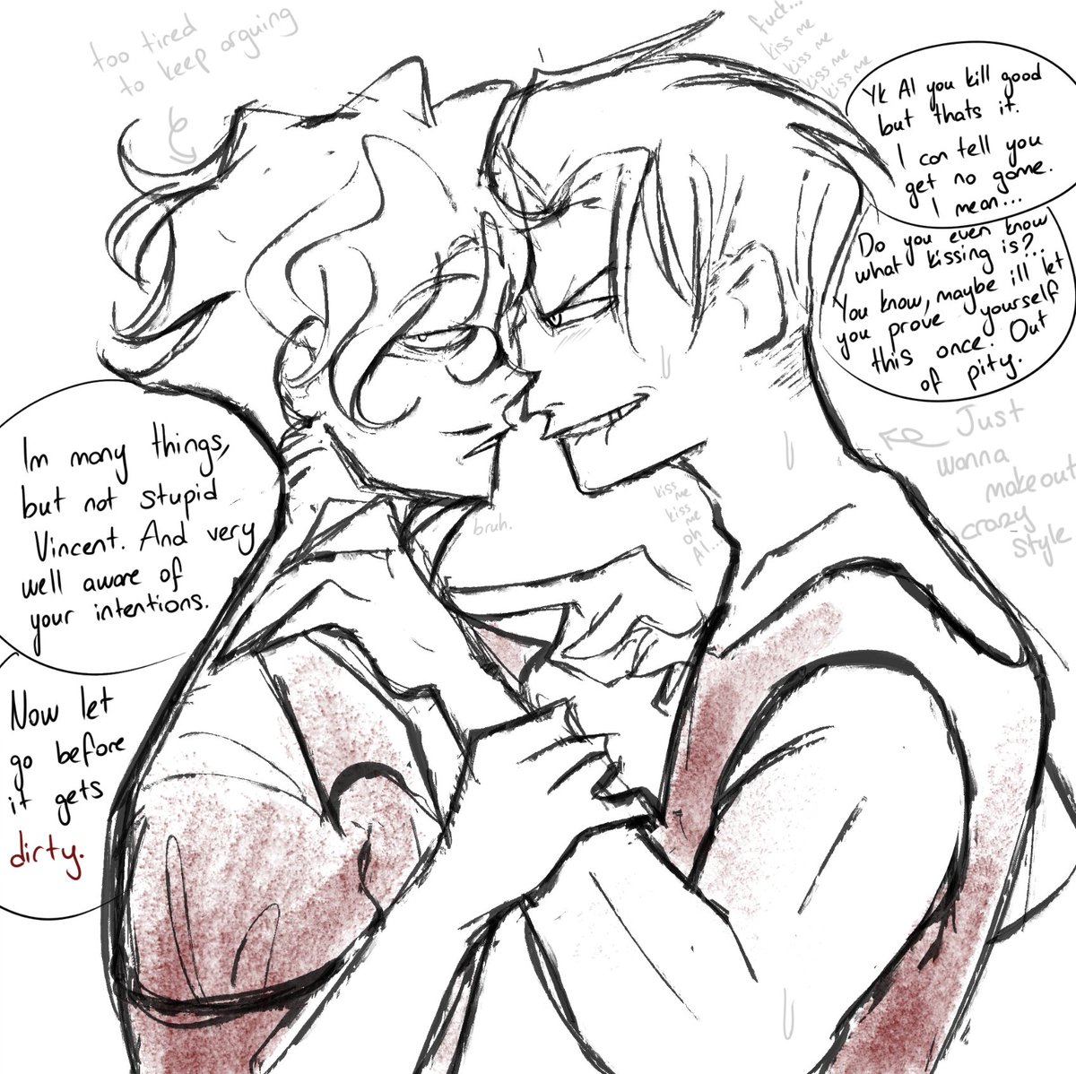 ventocidal's tweet image. "im not stupid" 4/7 #murdermedia comic