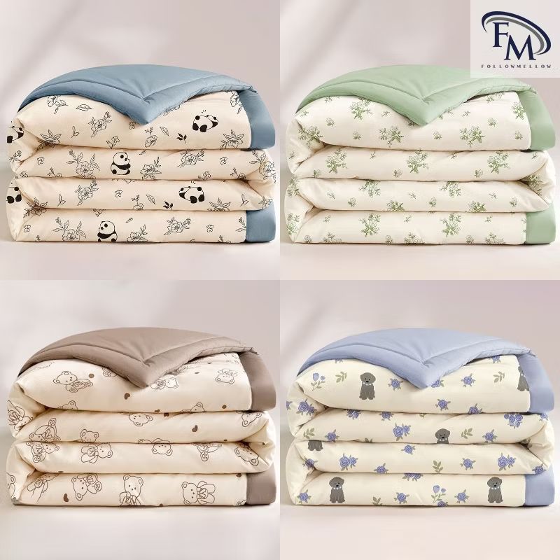 PLOY1985_'s tweet image. ลองดู FM NEW ผ้านวมผ้าฝ้ายอัปเกรดใหม่ ไส้เส้นใยถั่วเหลือง นุ่มสบาย ระบายอากาศดี จลายการ์ตูนดอกไม้ ในราคา ฿129 - ฿279 ที่ Shopee s.shopee.co.th/AUnc3ZwvkB?sha…