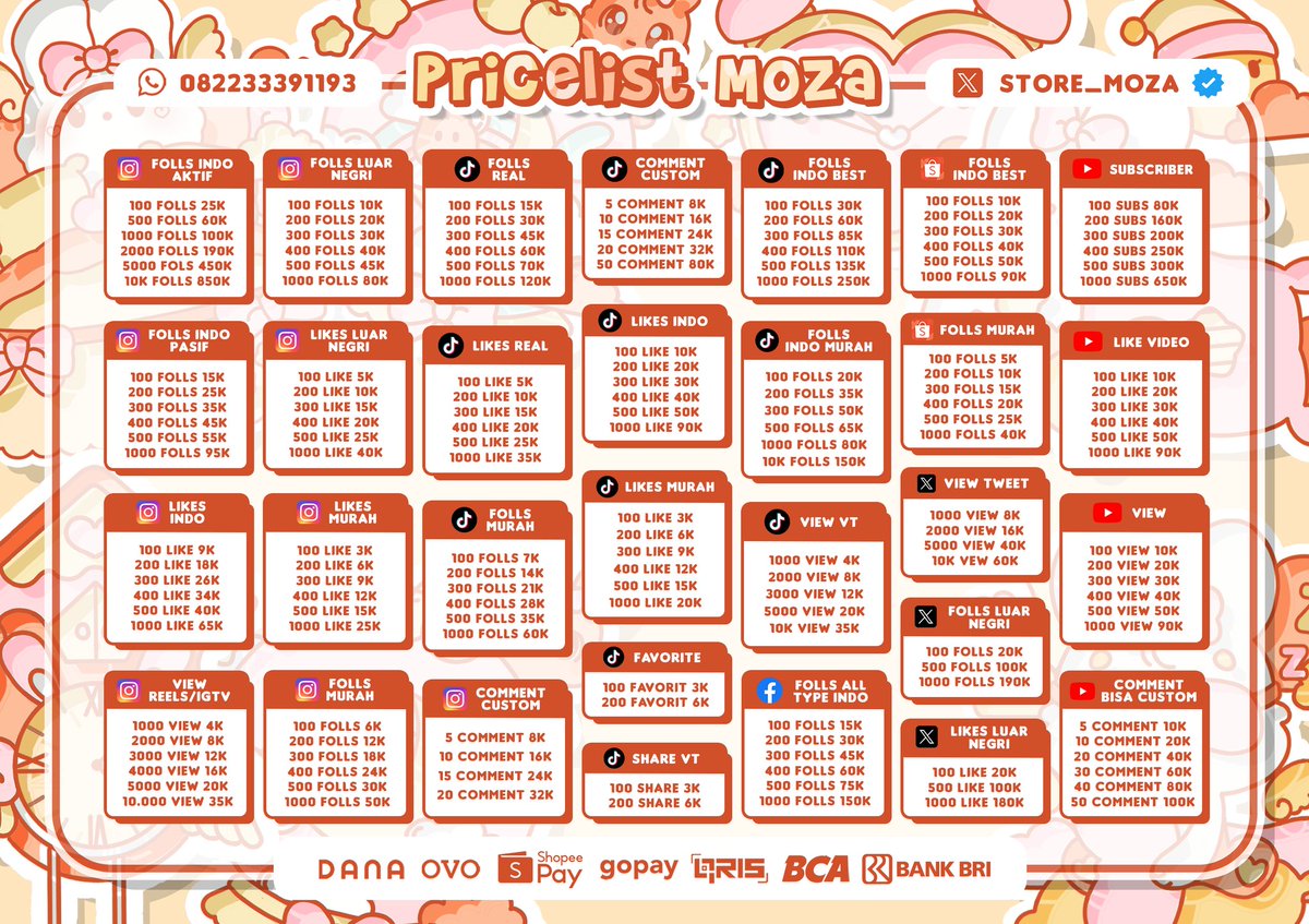 мσzα ❁ | Jual Followers Sosmed tweet media