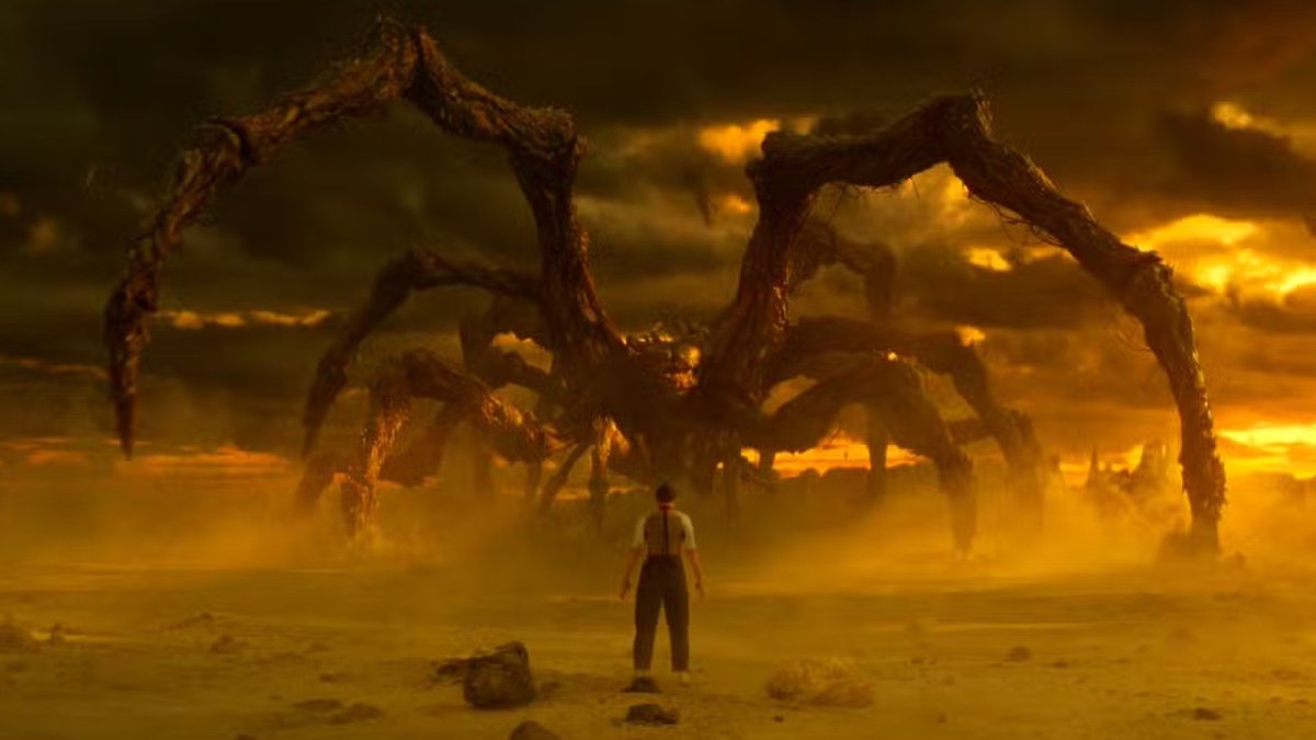 SThingsMeme's tweet image. Stranger Things documentary director on why demogorgons didn’t appear in the final Abyss battle.

"I love that they were so sure about having Demogorgons in the final Abyss — except Ross was like, ‘Maybe there’s some fatigue, Demogorgon fatigue.’"