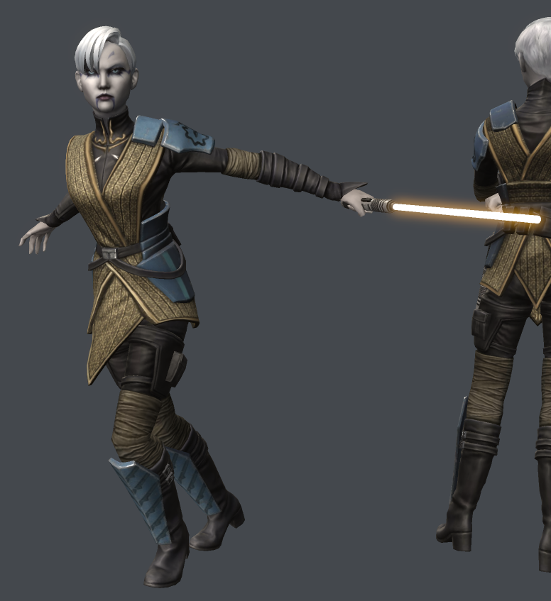DavidWadey1999's tweet photo. Somehow, these two are the same lightsaber https://t.co/SAUuOVTKDI