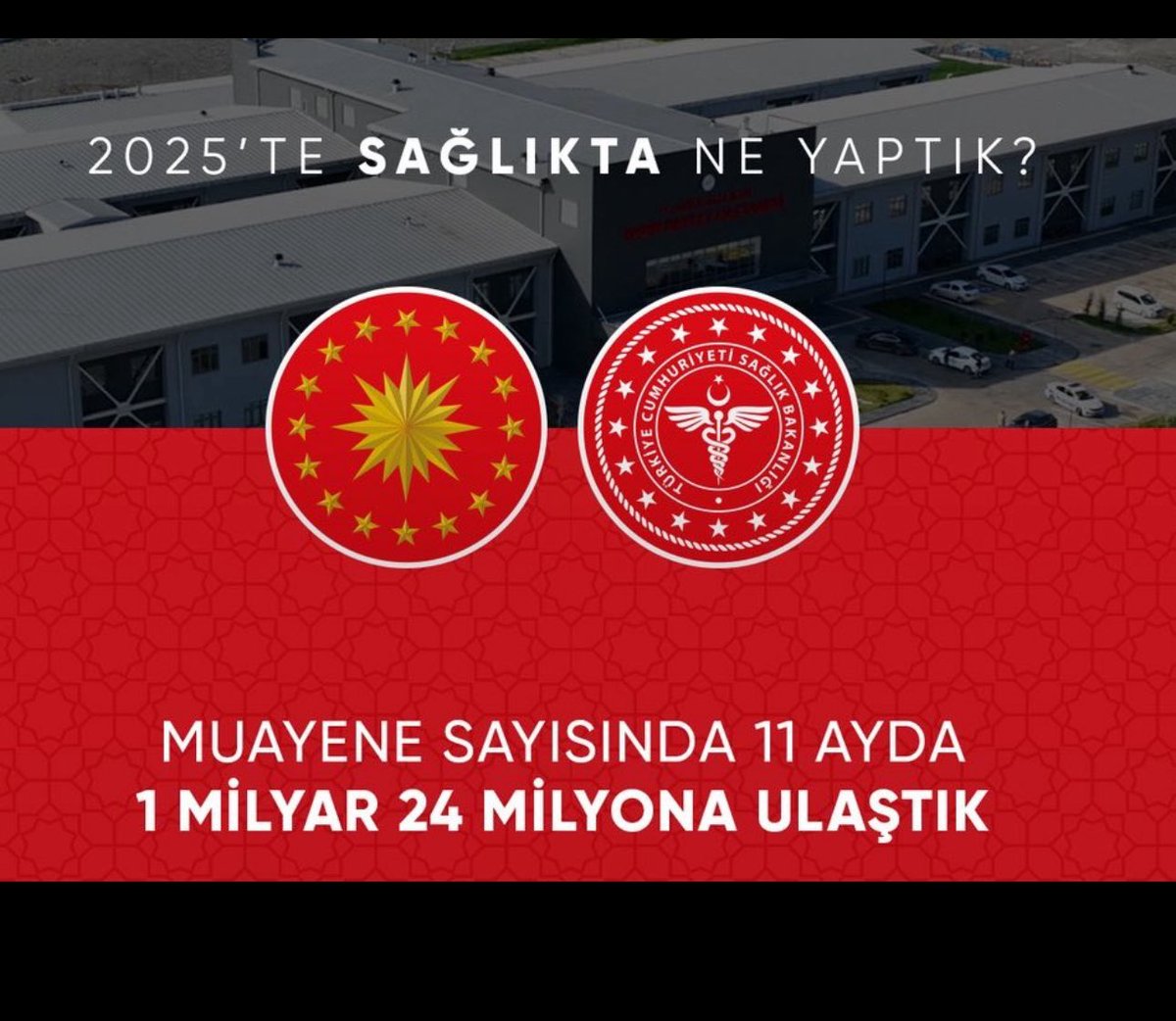 Tüm Çin nüfusunu bizim doktorlar muayene etmiş. Oyda bizim nüfusumuz 85 milyon.
Bunu normal buluyor musunuz? 200 bin hekimin bu kadar muayene yapması mümkün mü? 
Bu nasıl bir iş yüküdür? Bu nasıl dev bir sağlıksız durumdur! Övünülecek değil düşünülecek bir durumdur.