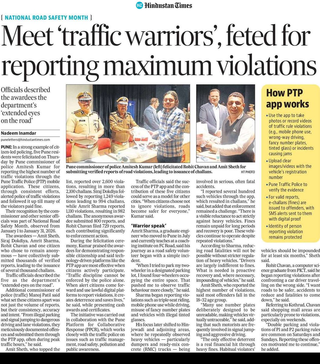 Pune's traffic warriors... hindustantimes.com/cities/pune-ne…
