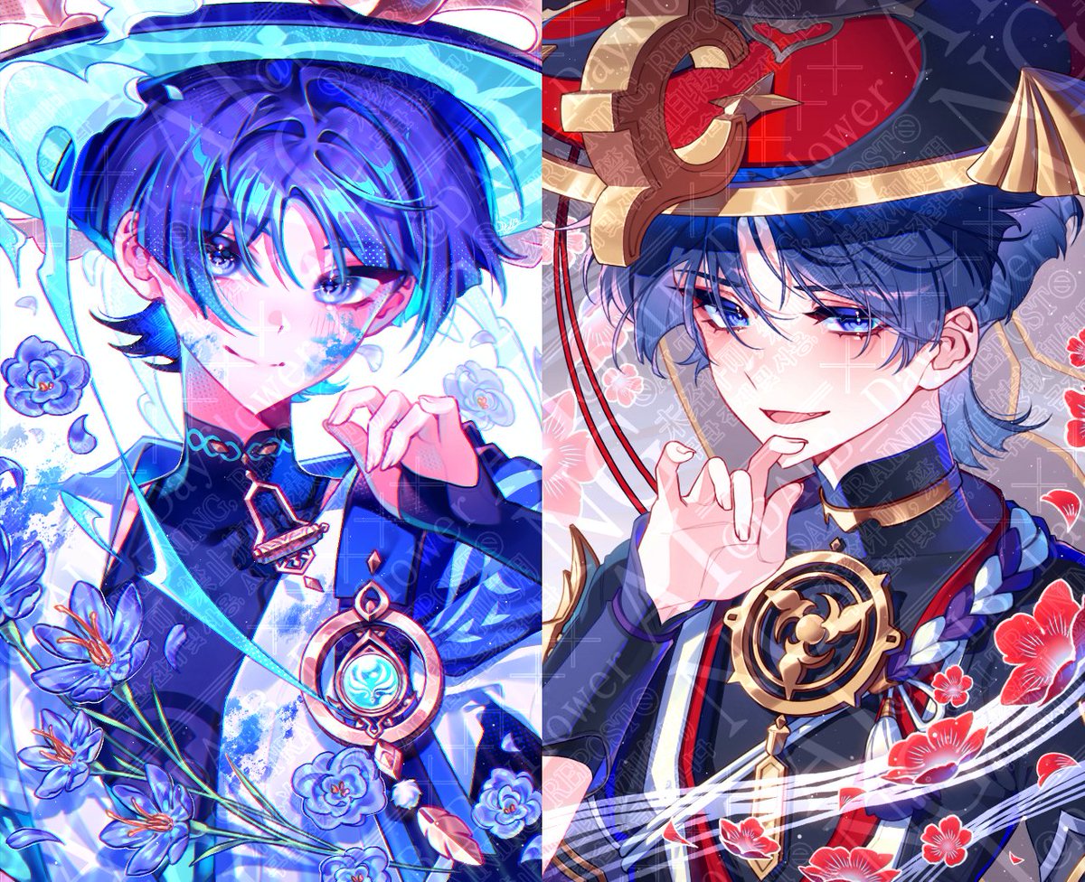 DALB_Dayflower's tweet image. #wanderer 

저번 생카 협력작이랑 이번 생카 협력작 나란히 붙여봤는데 뭔가 색도 정반대고 채색법도 달라져서 재밌다...🤔