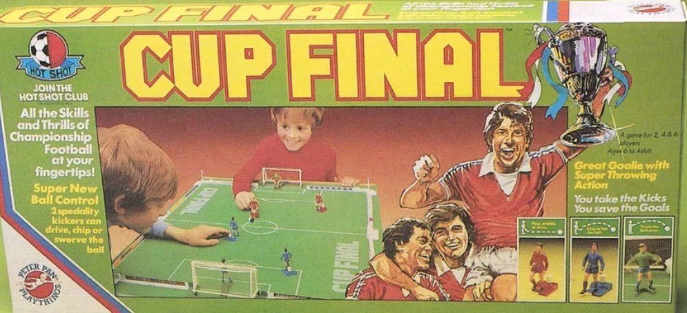 footballmemorys's tweet image. Cup Final 

#Football #BoardGames #Peterpan #CupFinal
