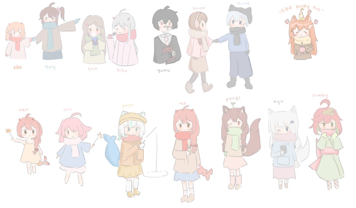 kaerucat's tweet photo. recent doodls, thank u for the supportt!! https://t.co/8yJUw1hnGe