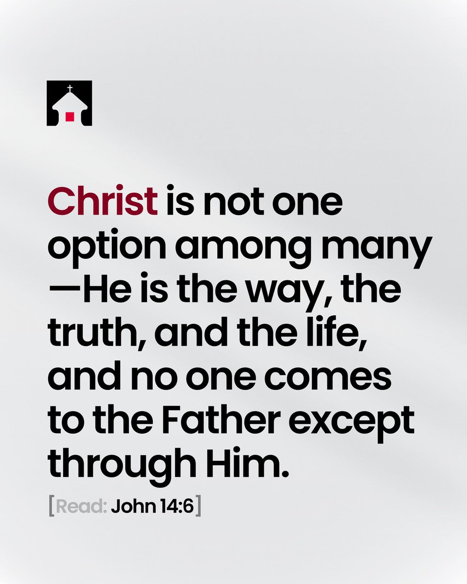 believersavenue's tweet photo. In a world full of "options" and "personal truths", Jesus says, "I am the way, the truth, and the life. No one comes to the Father except through me." — John 14:6
Believe Him. #BelieversDigest #John146 #BibleVerse #JesusIsTheWay #GospelTruth #ChristianLiving #FaithOverFear #ScriptureDaily