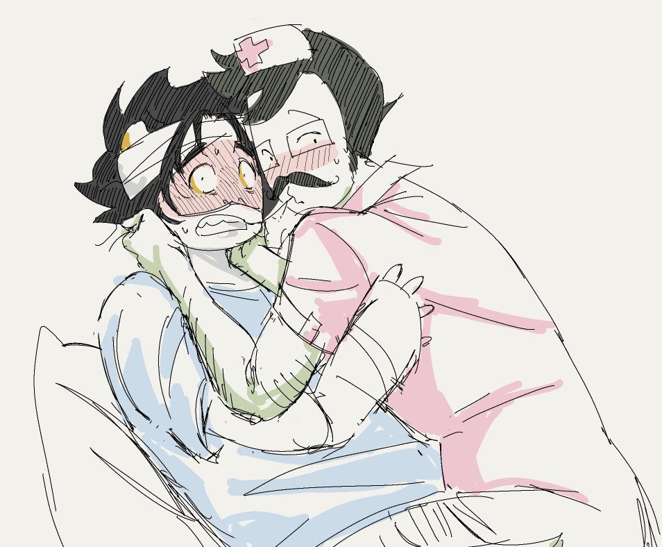 ropponging's tweet image. jake i know you feel bad for hospitalizing karkat but thats not really helping!! #jakekat #hsbc