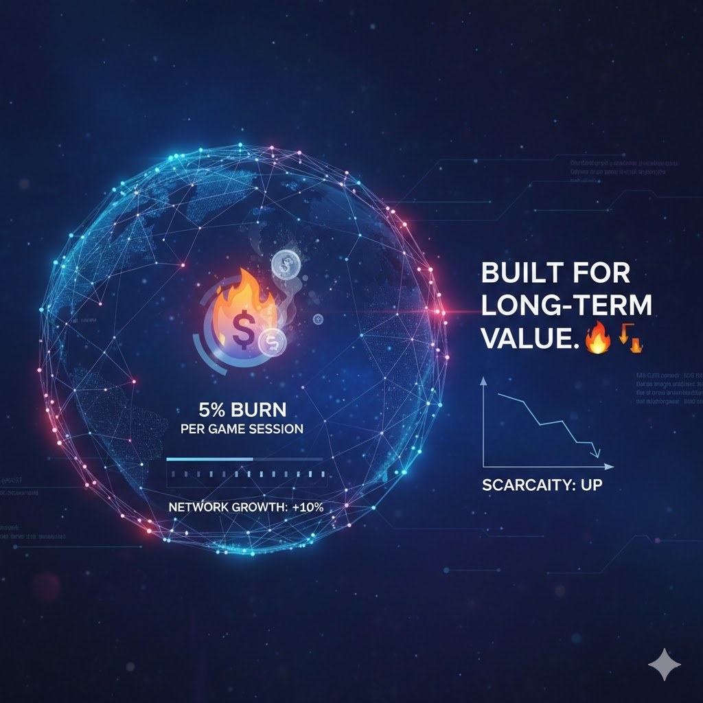 Every game session on the network triggers a 5% burn of <a href="/YOM_Official/">YOM</a>  tokens. As the network grows, the scarcity increases. Built for long-term value. 🔥📉