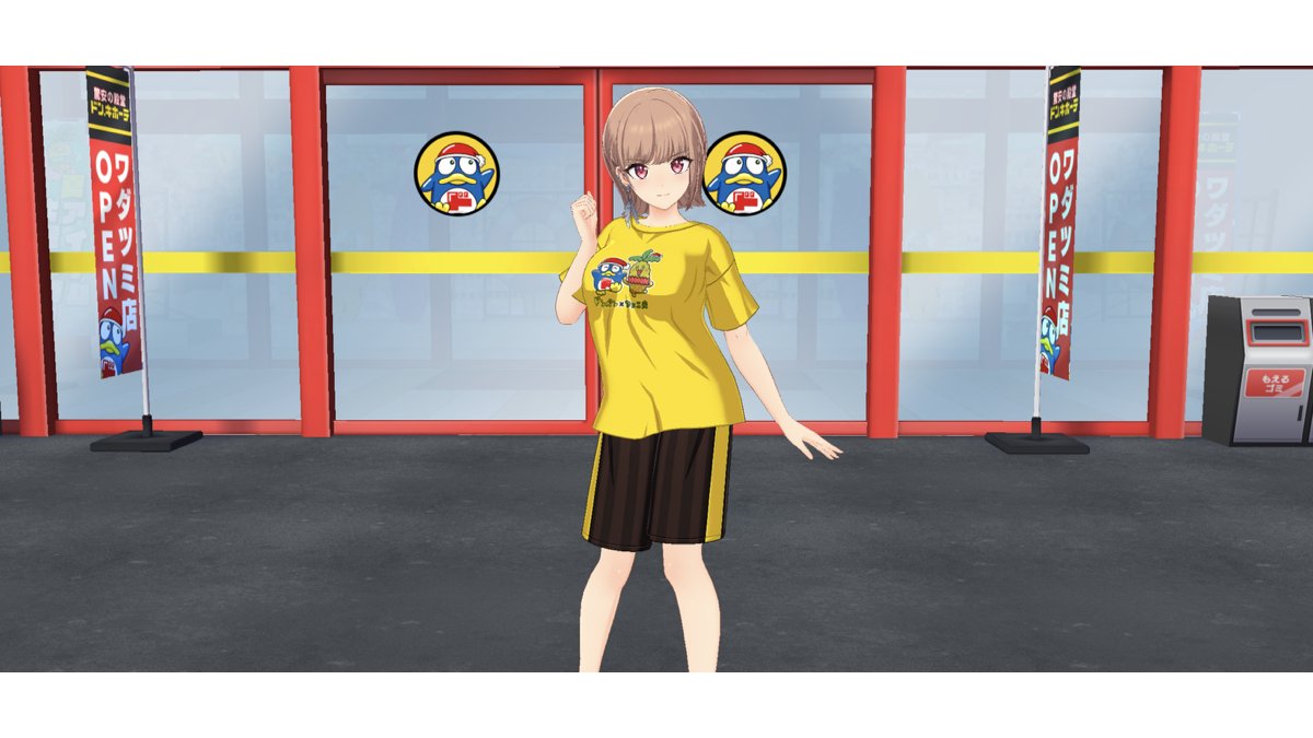 衣装紹介】 コラボ限定ドルフィン「紙枝 つぐみ(ドンペン×フェニ夫