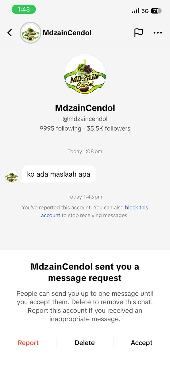rudycomot's tweet photo. Gais..Cendol Mad Zin kat majidee x puas hati bila cstmr komen pasal dpt portion sikit dgn durian x banyak..siap serang kat tiktok pastu siap dm https://t.co/EZpZbFX0vd