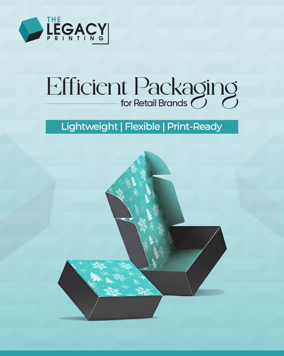 legacy_printing's tweet image. Folding cartons support fast production, easy assembly, and high-quality printing. A reliable solution for brands managing multiple SKUs at scale.

#FoldingCartons #RetailPackaging #LegacyPrinting