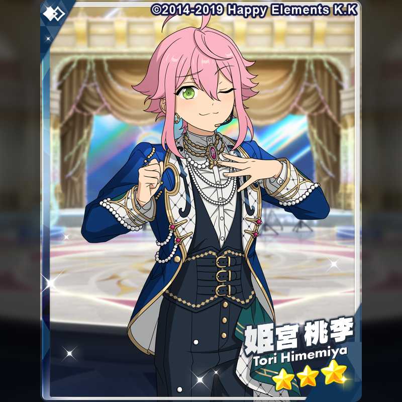 (2/3)【イベント情報】

イベント『感謝祭♪奏であいたい空のMusica』に登場する★3カードをご紹介します♪

⭐3 天祥院 英智
⭐3 姫宮 桃李

#あんスタ