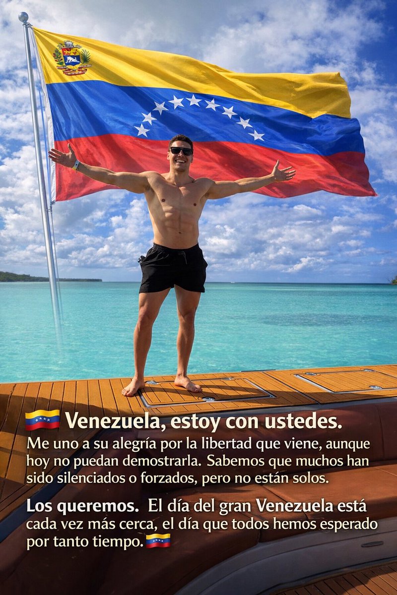 emninene's tweet image. Venezuela, estoy con ustedes 🇻🇪
Me uno a su alegría, a su esperanza y a la fuerza de un pueblo que no se rinde, incluso cuando hoy no siempre puede demostrarlo libremente.

Sabemos que muchos han sido silenciados, forzados o empujados al límite,
pero no están solos.
