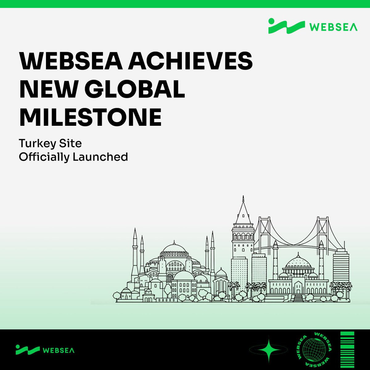 Merhaba Türkiye! 🇹🇷 Websea ya está aquí oficialmente! Como constructores  globales del ecosistema criptográfico, estamos llevando nuestras  innovadoras soluciones de finanzas digitales a Turquía, echando raíces  profundas en uno de los mercados
