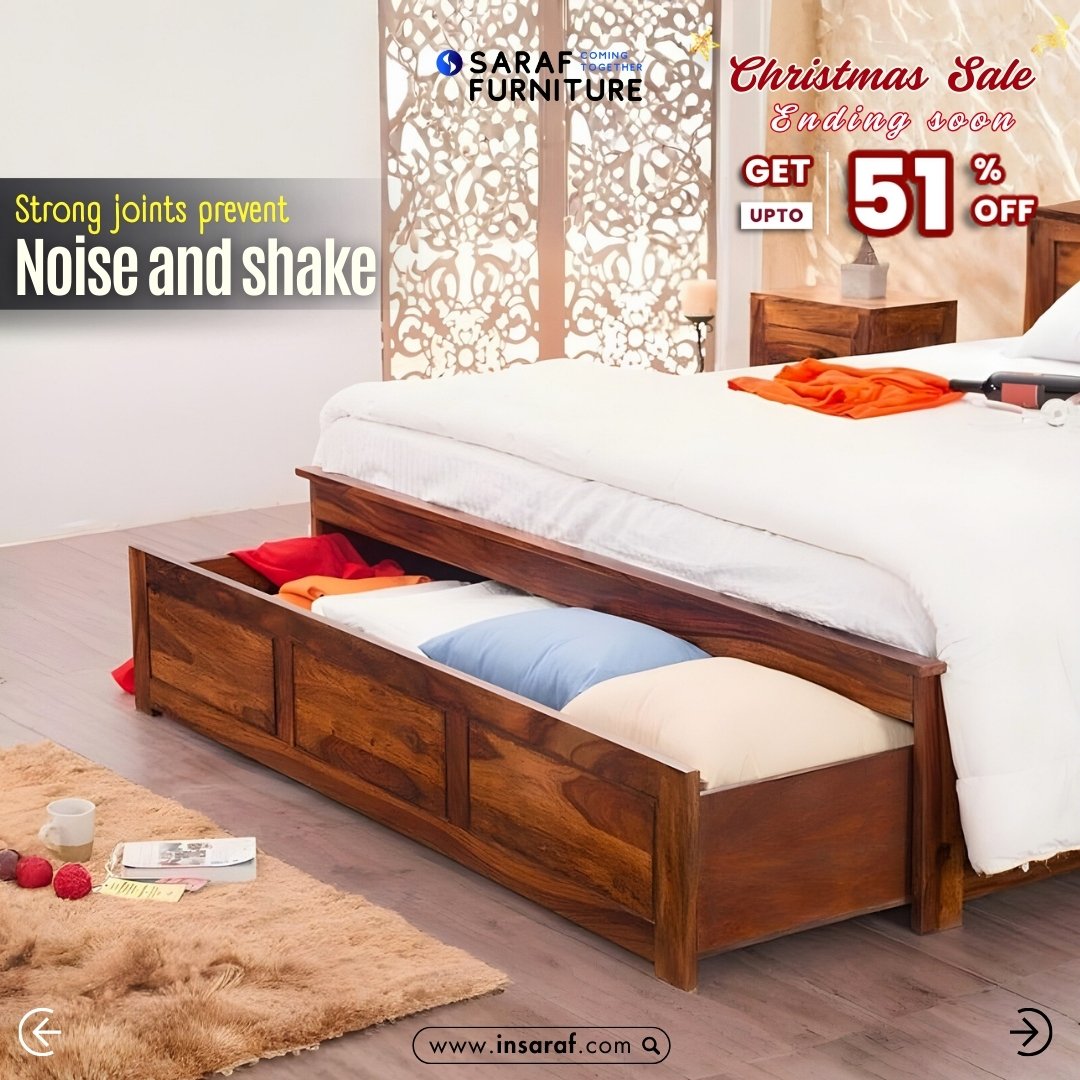 Indian homes need furniture that is practical, not just good looking. A bed should support daily use, storage needs, and long-term comfort.
#IndianHomes #BedroomFurniture