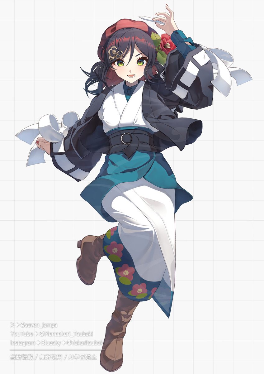 ⚘⠜　もも 平成すぎるチェーン付き筆箱🎶 クローバー柄も音符柄も最高に平成で