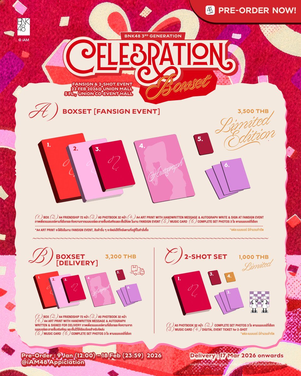 พอดีเป็นมือใหม่ ขอถามหน่อยค่า ถ้าเกิดซื้ออัน fansign event จะไม่ได้ 2-shot ใช่มั้ยคะ🥹 #bnk48