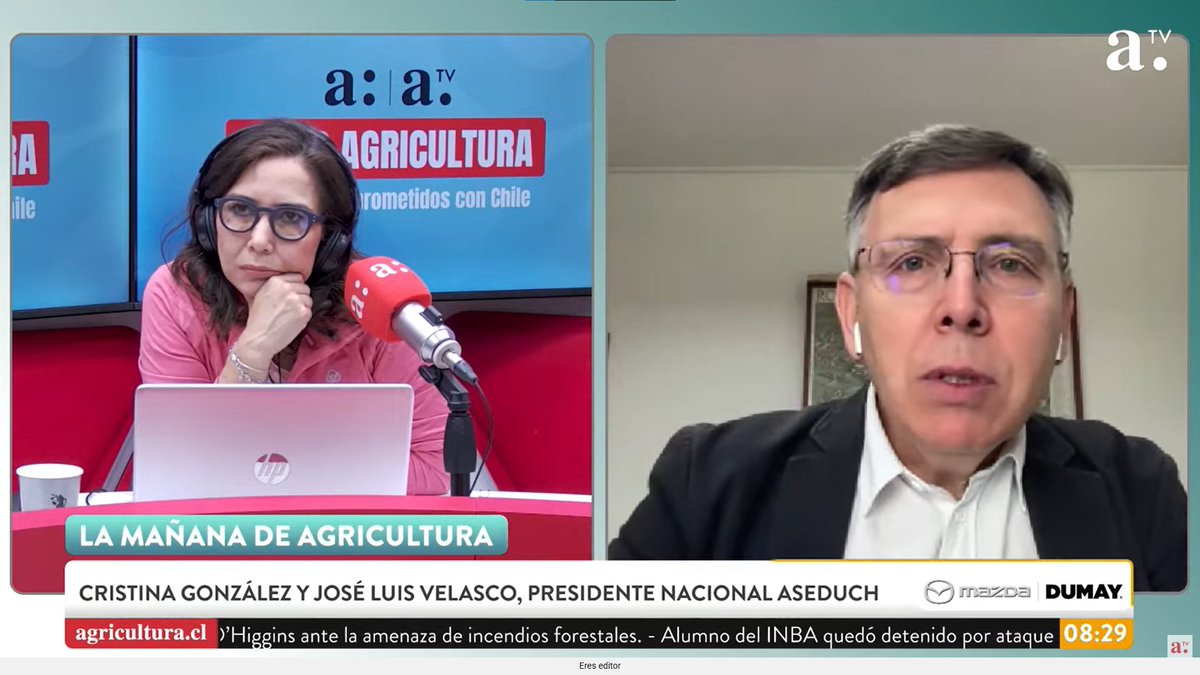 En #LaMañanadeAgricultura conversamos con José Luis Velasco, presidente nacional de la Asociación de Educadores de Chile (<a href="/ASEDUCH1/">ASEDUCH</a>). 

Nos escuchas en <a href="/AgriculturaFM/">Agricultura</a>📻